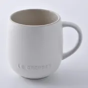 (店+)【Le Creuset】蛋蛋馬克杯 茶杯 380ml 棉花白