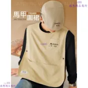 客製化圍裙工作防水客製圍羣防油美髮訂製美容圍兜logo廚房刺繡工作服訂做餐飲印刷咖啡餐廳工裝剪髮口袋酒吧髮型師