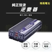 【彰化員林翔晟電池】4000W家用車載逆變器 雙數顯 正弦波 12V轉110V 直流轉交流(適用 戶外露營 太陽能 餐車