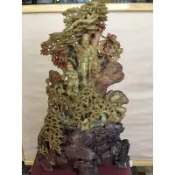 長輩留下壽山石雕刻.