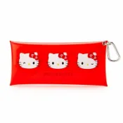 震撼日式精品百貨 【震撼精品百貨】凱蒂貓_Hello Kitty~日本SANRIO三麗鷗 KITTY透明扣式收納包 化妝包 筆袋*49205