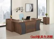 蘆洲巨林家具館..淺胡桃色6尺辦公主桌(M202)(不含配件)-SB#743-2..台北地區免運費!
