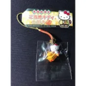 日本 京都 金閣寺限定 HELLO KITTY 貓  吊飾