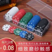 🔥熱銷商品🔥晟雲籌碼幣德州撲剋籌碼套裝拉斯維加斯麻將籌碼百傢樂小圓片籌碼- MT全球
