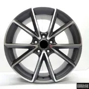 【CS-13】AUDI 式樣 鋁圈 18吋 5孔112~114~100~108 灰底車面 RS4 A3 A4 A6 S3
