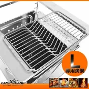 【速捷戶外露營】【CAMP LAND】RV-ST365-4 火烽焚火台 L號專用半烤網 ~適用於RVST360