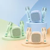 【WEILIFE】BUBBLE泡泡 行動KTV藍芽喇叭雙麥克風組(露營卡拉OK/戶外伴唱機/軍規防水耐摔/父親節禮物)