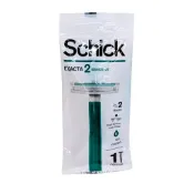 Schick 舒適牌 Exacta2 防滑輕便刮鬍刀 滋潤型 1入 獨立包裝 拋棄式 旅行便攜 2026.02製