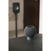 （3D列印）HomePod mini 專用集線底座 | 收腰設計 極簡桌面 整潔收納 墊高 收線底座 集線器 |