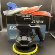 【黑金新款】牧田18v 無刷打蠟機 打蠟機 無線打臘機 鍍膜機 除玻璃油膜 拋光機 汽車打蠟 汽車美容 磨砂機 六檔調速