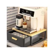 (店+)膠囊咖啡機置物架 桌面擺放台 水杯置物台 茶包儲物收納盒 咖啡機底座 抽屜式防塵收納架