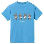 【mont bell】WIC. Babys Bear Gakudan 幼童短袖排汗T恤1114588FRBL法國藍 HCH炭灰