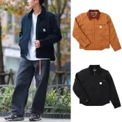 【carhartt】美國版卡哈特 J01 Detroit重磅底特律工裝外套 男 美版休閒羊毛毯短版工作夾克103828