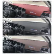 A-【免安裝】04-20款 福斯Golf 7/7.5儀表台避光墊 Volkswagen中控工作台防曬隔熱後窗墊 汽車防曬
