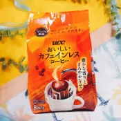 優惠感 日本 UCC 美味低咖啡因濾掛咖啡 低咖啡因 濾掛咖啡 焙煎 黑咖啡 濾掛 掛耳 手沖 研磨咖啡 7公克 8入