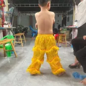 ✨24h桃園有貨✨兒童舞獅褲舞獅服裝舞獅褲小孩幼兒園錶演舞獅褲服裝演出服 VH7M