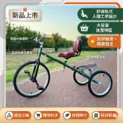🔥免運🔥宅配到府 新品校園三輪車 學生車 戶外休閒車 三輪腳踏車 老人遛彎鍛鍊腿部三輪車 輕便摺疊車 三輪腳踏車 帶籃子