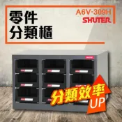 哇哇蛙居家生活百貨 零件櫃 A6V-309H 9格抽屜 工具收納 效率櫃 置物櫃 五金材料櫃 零件櫃