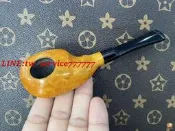 【萬禾】180元手工毛筆鬥！！！淺色石楠木鬥乾淨帶有篆刻印