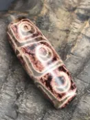 協貿國際日用品生活1館 天珠掛件密宗九眼天珠古玩老天珠超大天珠藏飾古珠