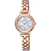 CITIZEN 星辰錶 NEW WICCA系列 (KP3-660-95) 甜心公主太陽能腕錶 / 白蝶貝面 24mm