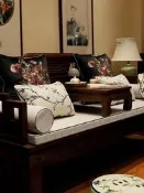 『開心樂購』紅木家具沙發坐墊圈椅墊雪尼爾羅漢床墊子定製實木新中式沙發墊