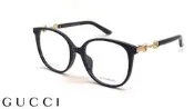 【本閣】GUCCI GG0902O 義大利精品光學眼鏡 黑色男女大圓膠框 金色馬蹄裝飾 太陽眼鏡墨鏡