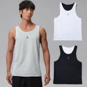 NIKE JORDAN SPORT 黑白雙面 速乾 喬丹 訓練 運動 雙面 球衣 背心 男款【IF0865-010】
