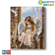 (店+)【Manto】天使之約-台灣製DIY數字油畫|超取專用大小