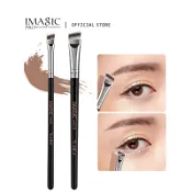 IMAGIC 斜角眉刷纖維刷毛長杆臥蠶刷軟毛刷化妝工具