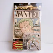 現貨 日本帶回絕版品早期出品 海賊王 航海王 萬代 公仔 索隆zoro 可動 臉手可替換 懸賞金海報