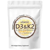 日和益壽坊🍃 ✨台灣熱銷款 免運✨D3+K2 Vitamin K2 Capsules+Vitamin 300粒 ✨