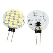 台灣出貨車上小燈LED燈廠傢供應裝飾燈水晶燈G4-24SMD-3528貼片1210儀錶燈室內照明 YUJX