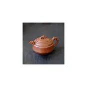 (店+)早期清水泥朱可心款大品竹段宜興正品紫砂壺文玩古董收藏1入 -