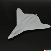 滿300發貨中國 殲50 J50 六機 隱形戰鬥機 12000 700 00 350 3D列印單色模型