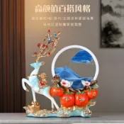 柳岸小舖 【流沙畫藝】桌面擺件 客廳裝飾 玄關擺飾 電視櫃擺件 酒櫃裝飾 喬遷禮物 創意家居 流沙畫 鹿造型 質感送禮 新居入厝