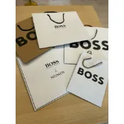 （正版現貨）BOSS 紙袋 精品紙袋 專櫃紙袋 outlet紙袋39.9*35*12cm(大）22*30*10（小）