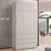 【Homelike】喜家居4x8尺六抽衣櫃-含被櫃(2348)