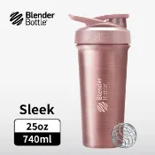 Blender Bottle Sleek按壓式不鏽鋼水壺/ 25oz/ 740ml/ 玫瑰金 eslite誠品