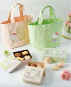 My Oil買好油 日本Laduree 聯名限量版Hello Kitty凱蒂貓-迷你托特包手提包便當袋-兩色現貨