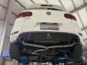 高雄 鉝捷排氣管 GOLF GTI 6  中尾段閥門版