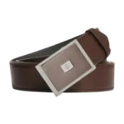 【BreezeOnline 微風精品線上】dunhill 33MM光滑面自動扣扣環皮帶(巧克力)