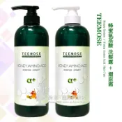 緹茉絲 蜂蜜氨基酸洗髮露 800ml + 蜂蜜氨基酸還原霜 800ml / 洗髮精 瞬間護髮 / 台灣 TEEMOSE