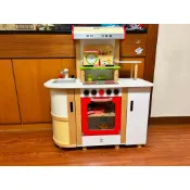 二手★德國Hape木製多功能美食廚房組