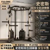 【🔥頂配款】史密斯機 龍門架 綜合訓練器 小飛鳥 專業重訓設備 居家健身房 安全高承重 靜音滑軌 史密斯架 送豪華禮包