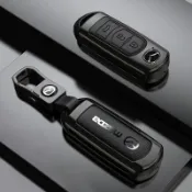 MAZDA 馬自達汽車鑰匙套,兼容 CX-4/CX-5/CX-9/Atenza/Axela 等,耐用鋅合金扣殼汽車配件