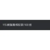 115網盤 離線配額100個