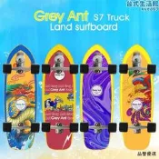 .臺灣..RARE ANT副牌Grey Ant S7陸地衝浪板 滑雪訓練滑板32英寸