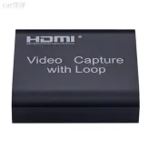♞高清 1080P 4K HDMI 視頻採集卡 HDMI 轉 USB 2.0 視頻採集棋盤遊戲錄製直播廣播電視本地循環