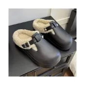 (店+)升級2.0 加高加棉懶人鞋 穆勒鞋 包頭鞋 半包鞋 半拖 懶人拖 布希鞋 包頭拖鞋 保暖不凍腳 拖鞋女 勃肯鞋